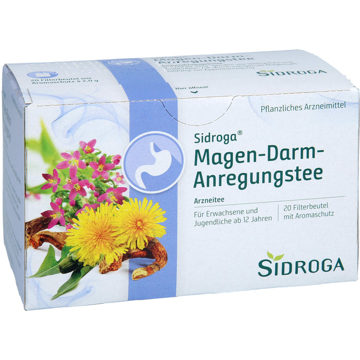 Sidroga Magen-Darm-Anregungstee Filterbeutel, 20 pcs. Filter bag