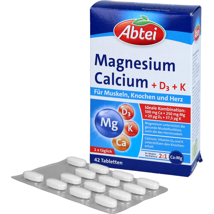 ABTEI Magnesium Calcium+D+K, 42 St TAB