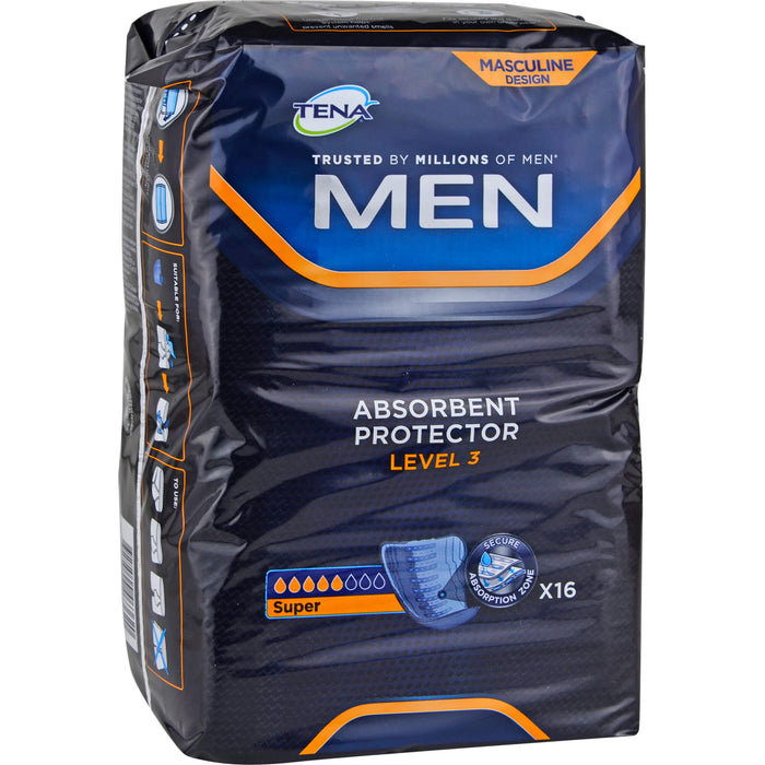 TENA Men Level 3 Super Einlagen, 16 pc Dépôts