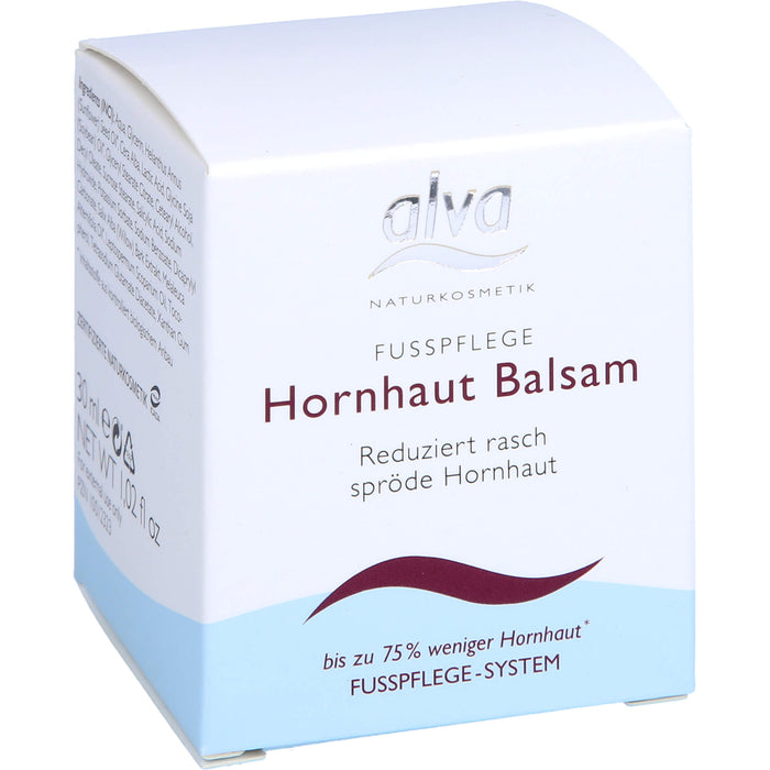 alva Fusspflege Hornhaut Balsam, 30 ml Crème