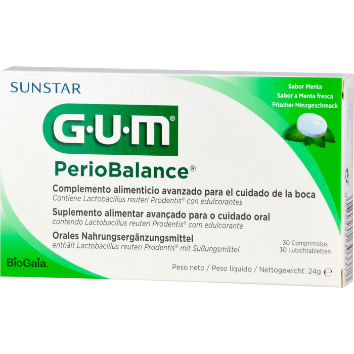 GUM PerioBalance Lutschtabletten, 30 pc Tablettes