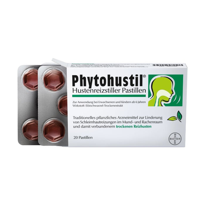 Phytohustil Hustenreizstiller Pastillen, 20 pcs. Pastilles