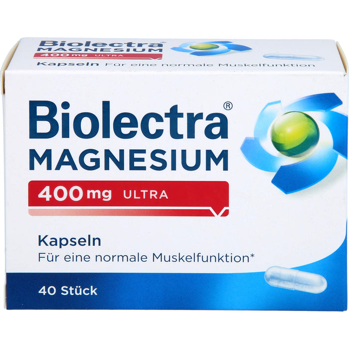 Biolectra Magnesium 400 mg ultra Kapseln, 40 St. Kapseln