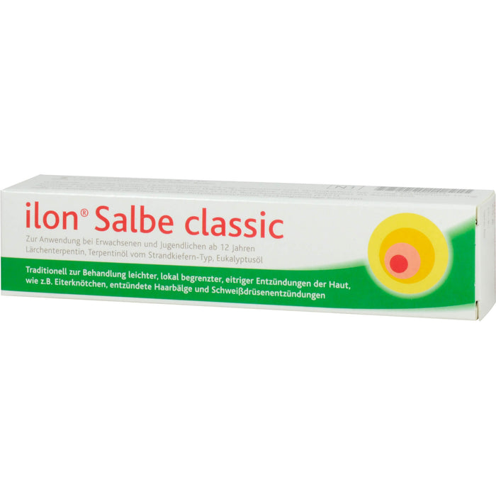 ilon Salbe classic bei leichten eitrigen Entzündungen der Haut, 25 g Ointment