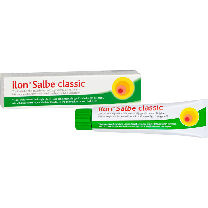 ilon Salbe classic bei leichten eitrigen Entzündungen der Haut, 50 g Salbe