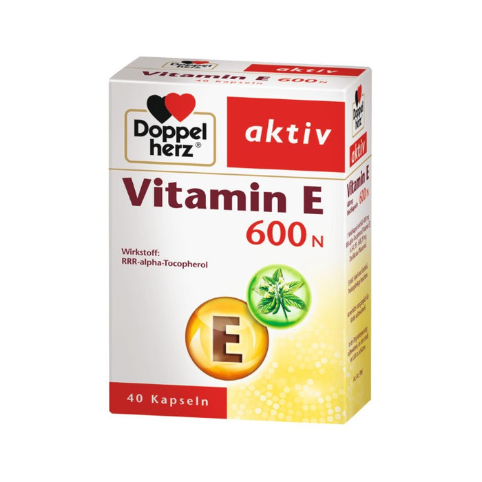 Doppelherz Vitamin E 600 N, 40 St KAP