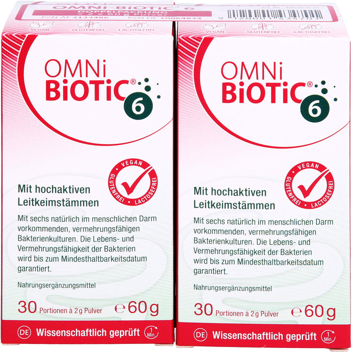 Omni Biotic 6 Doppelpackung, 120 g Powder