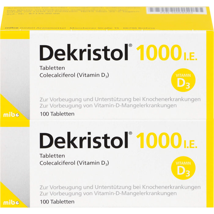 Dekristol 1.000 I.E. Tabletten, 200 St. Tabletten