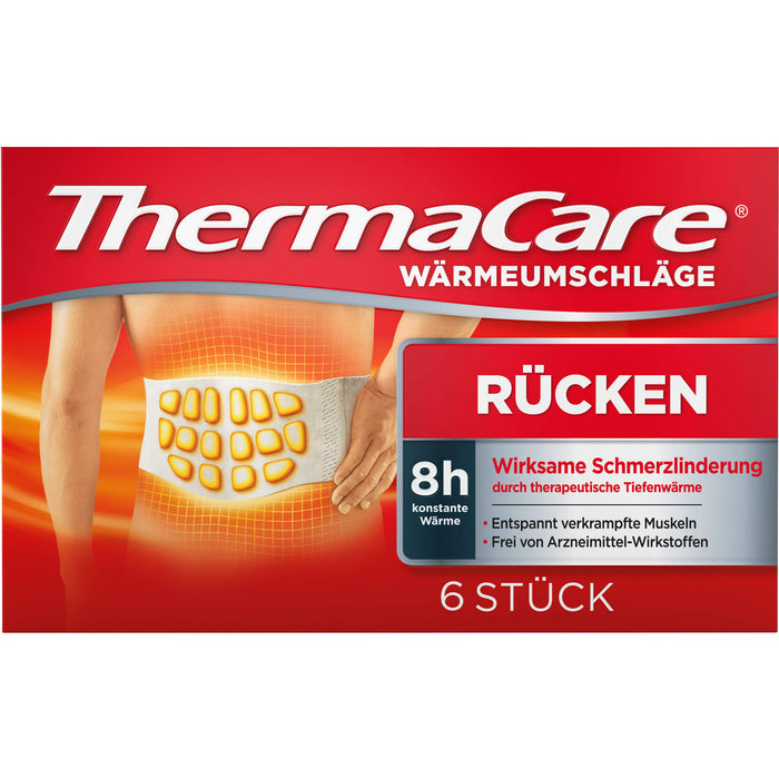 ThermaCare Wärmeumschläge bei Rückenschmerzen, 6 pcs. Patch