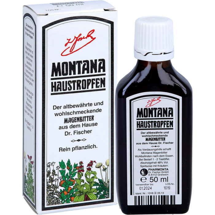 MONTANA Haustropfen Kräutermischung für den Magen, 50 ml Lösung