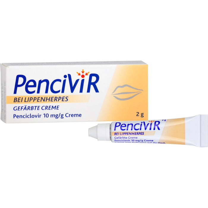 Pencivir bei Lippenherpes gefärbte Creme, 2 g Cream