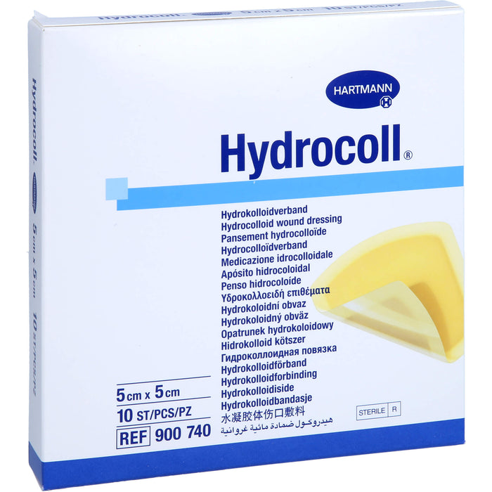 HYDROCOLL 5x5cm Wundverband CPC, 10 St KOM