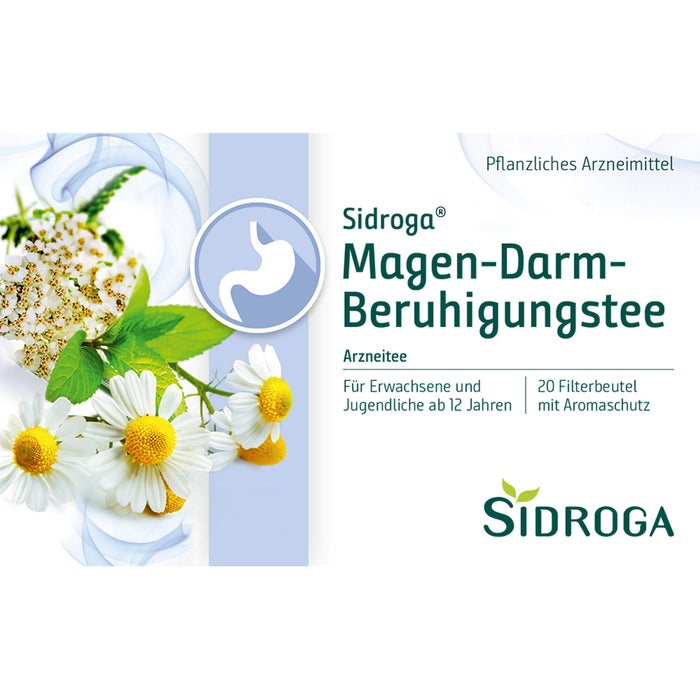 Sidroga Magen-Darm-Beruhigungstee Filterbeutel, 20 pc Sac filtrant