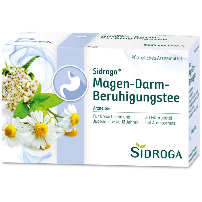 Sidroga Magen-Darm-Beruhigungstee Filterbeutel, 20 pc Sac filtrant