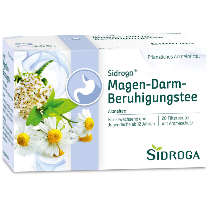 Sidroga Magen-Darm-Beruhigungstee Filterbeutel, 20 pc Sac filtrant