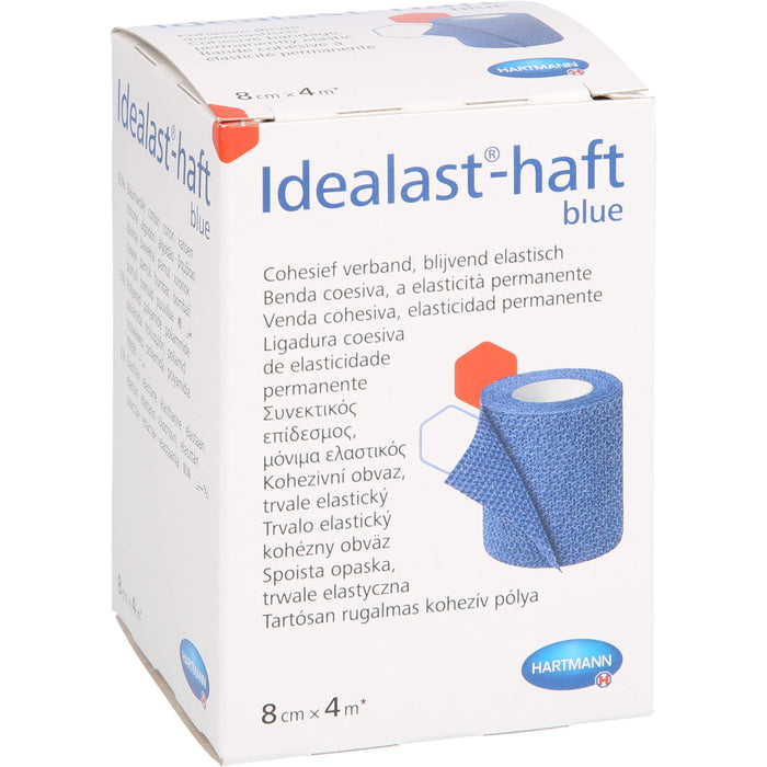 Idealast-haft color Binde 8cmx4m blau, 1 St. Binde