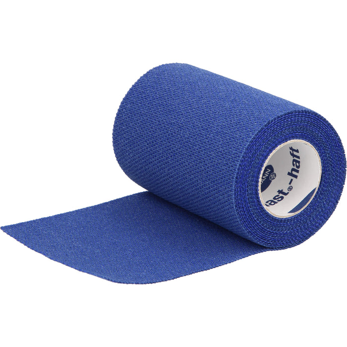 Idealast-haft color Binde 8cmx4m blau, 1 pcs. Bandage