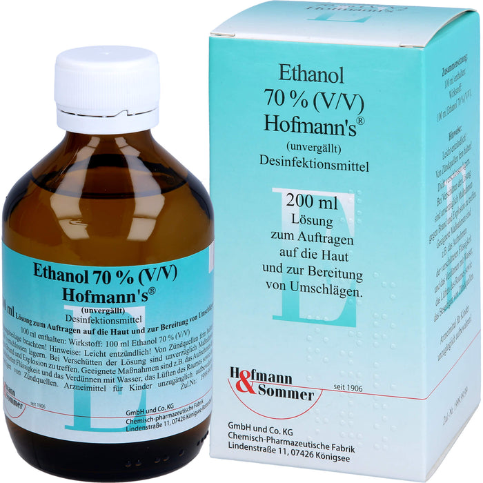 Ethanol 70% (V/V) Hofmann's, 200 ml LOE