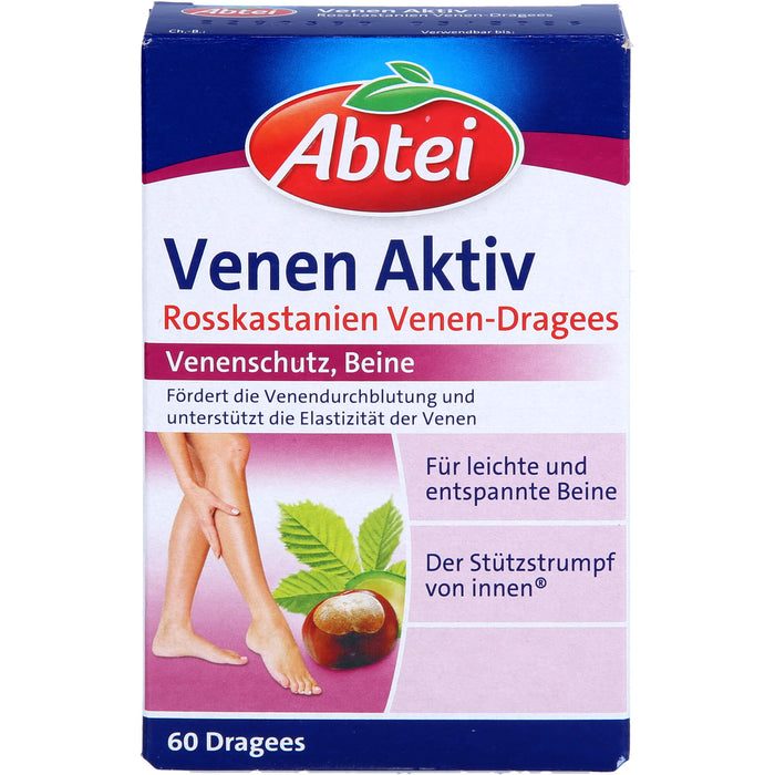 Abtei Venen Aktiv Rosskastanien-Dragees, 60 St. Tabletten