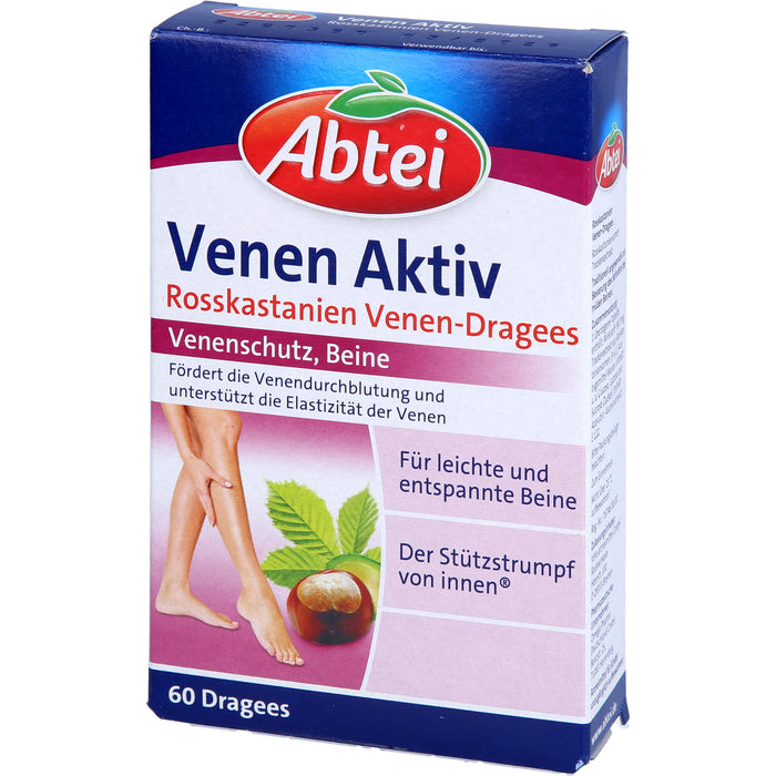 Abtei Venen Aktiv Rosskastanien-Dragees, 60 pc Tablettes