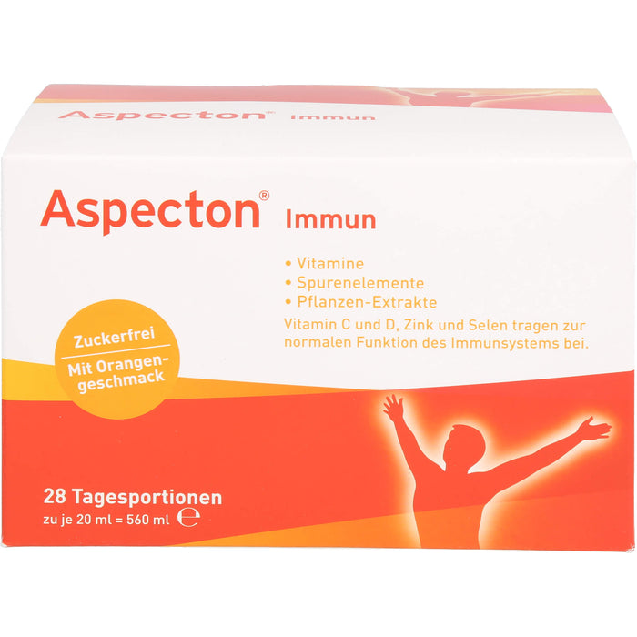 Aspecton immun zuckerfrei Trinkfläschchen, 28 pc Ampoules