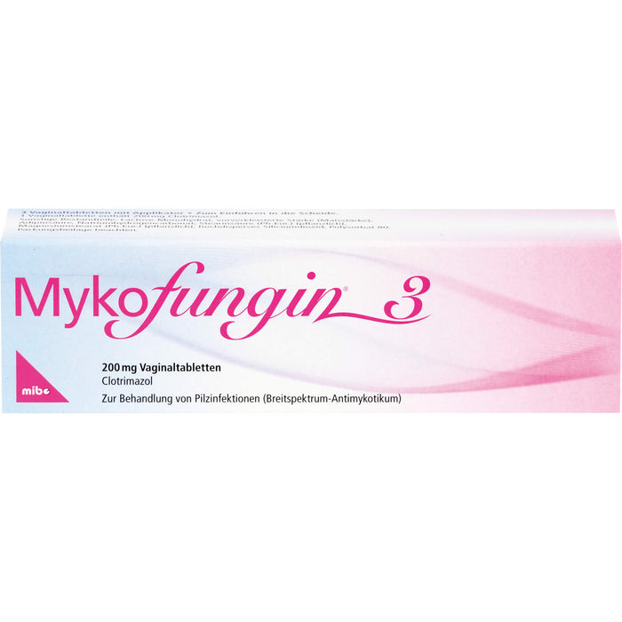 Mykofungin 3 Vaginaltabletten, 3 pc Tablettes