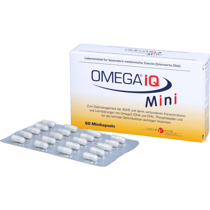 FORUM VITA Omega iQ Mini Kapseln, 60 pcs. Capsules