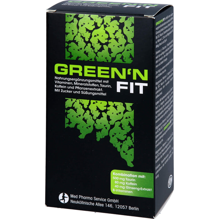 GREEN'N FIT Trinkgranulat Sticks, 20 pc Sachets