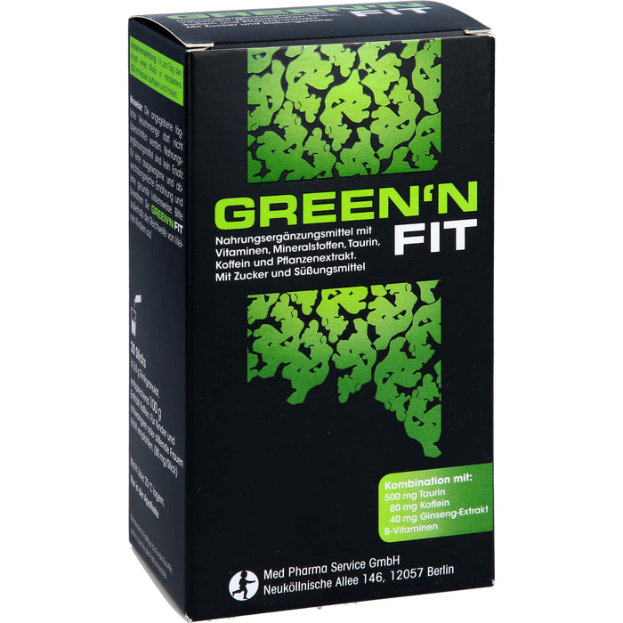 GREEN'N FIT Trinkgranulat Sticks, 20 pc Sachets