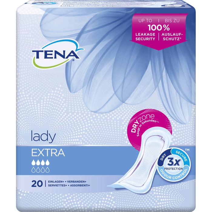 TENA Lady Extra Einlagen, 20 pcs. Insoles