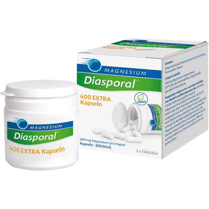 Magnesium Diasporal 400 extra Kapseln, 100 pcs. Capsules