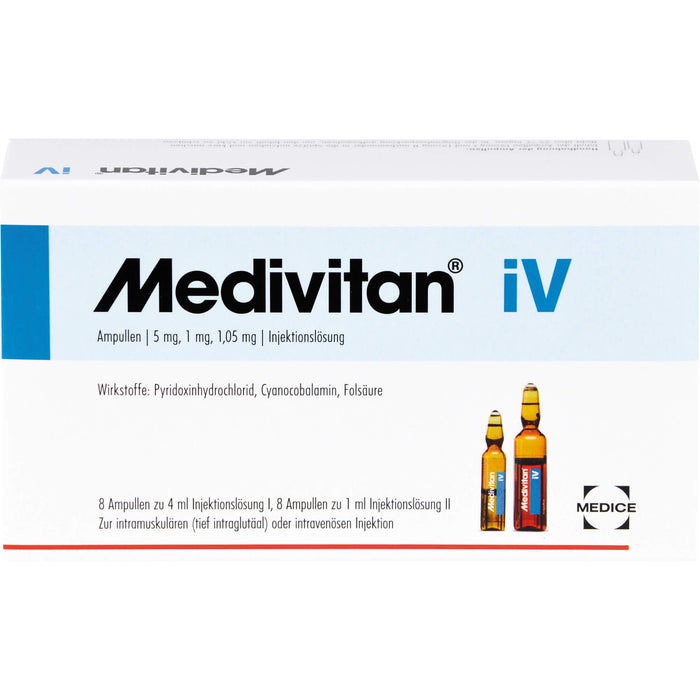 Medivitan iV Ampullen, 8 pcs. Ampoules