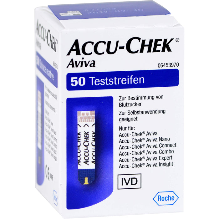 Accu-check Aviva Teststreifen Plasma II Count-Price, 1X50 St TTR