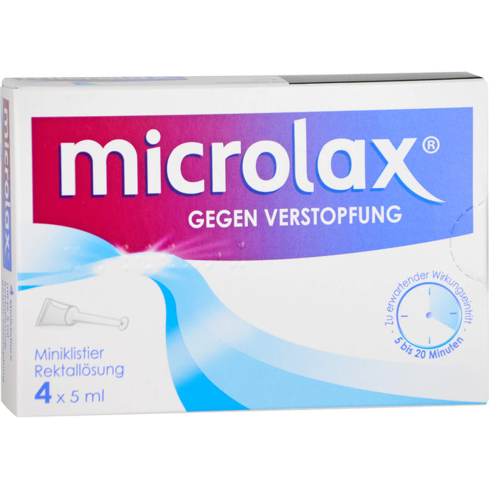 microlax Miniklistier Rektallösung Reimport EurimPharm, 4 St. Klistiere