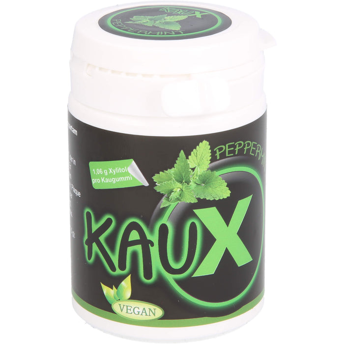 kauX Zahnpflegekaugummi peppermint mit Xylitol, 40 St. Kaugummi