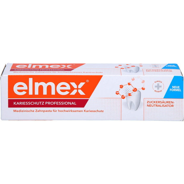 Elmex Kariesschutz Professional medizinische Zahnpasta, 75 ml Dentifrice