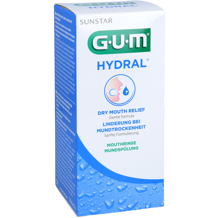 GUM HYDRAL Mundspülung, 300 ml Lösung