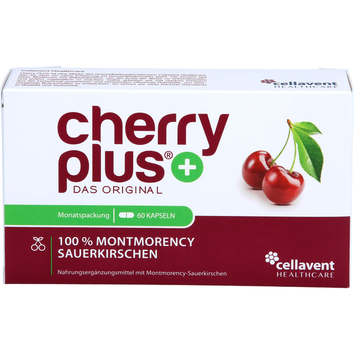 cherry plus 100 % Montmorency Sauerkirschen Kapseln, 60 pc Capsules