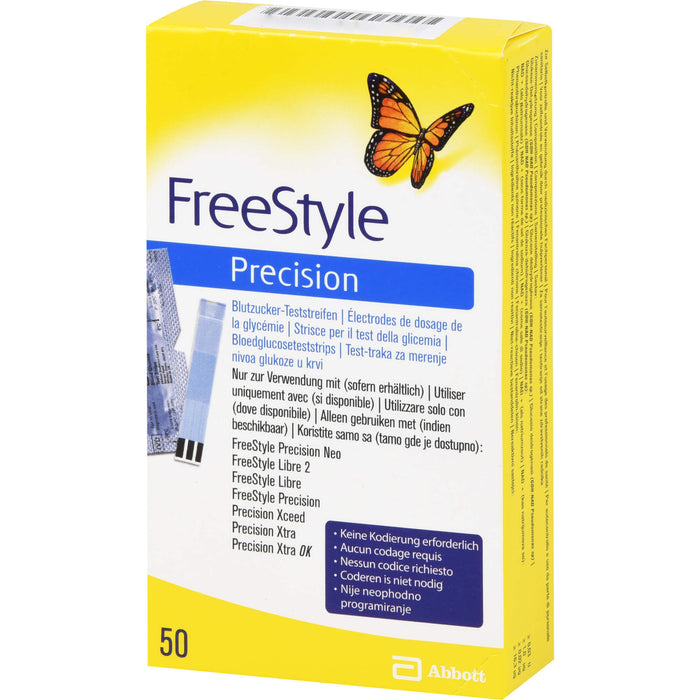 Freestyle Precision Diaprax Blutzucker-Teststreifen, 50 St TTR