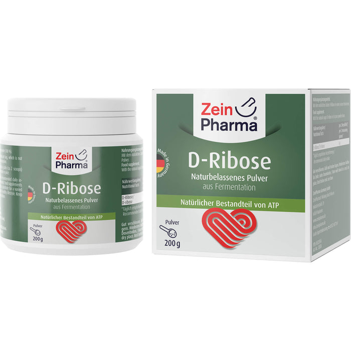 ZeinPharma D-Ribose Pulver, 200 g Poudre