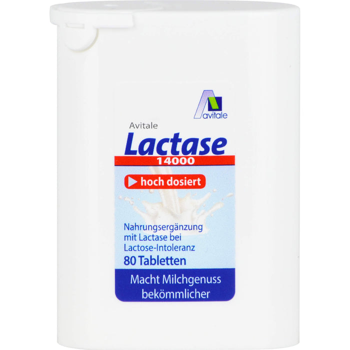 Avitale Lactase 14000 Tabletten, 80 pc Tablettes