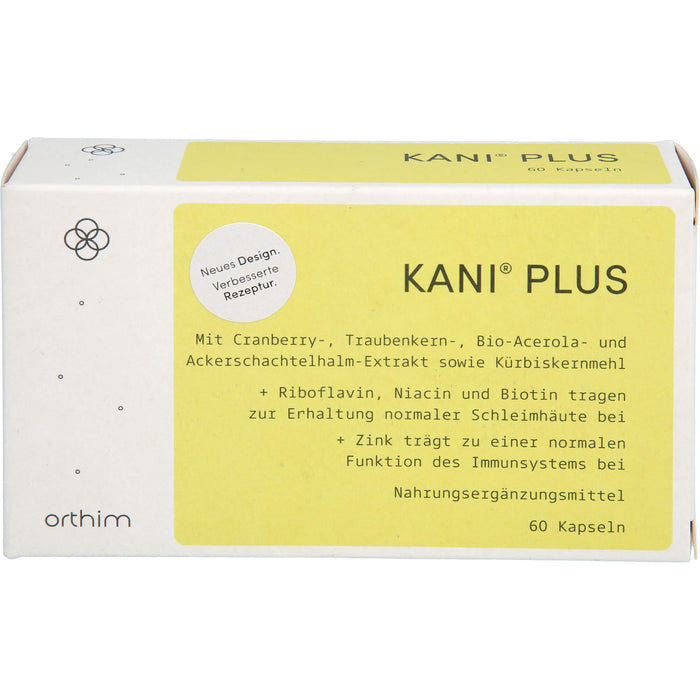 Kani plus + Kapseln zur Gesunderhaltung der Blase, 60 St. Kapseln