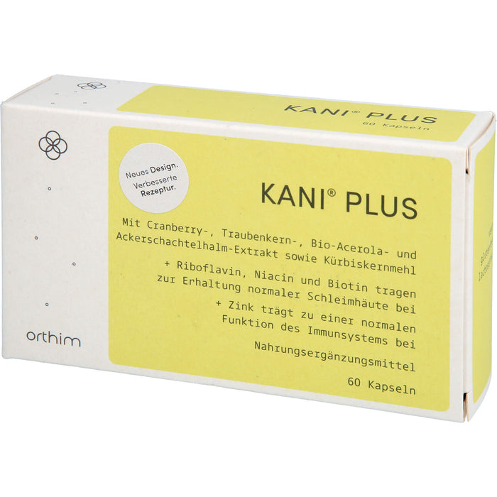 Kani plus + Kapseln zur Gesunderhaltung der Blase, 60 pcs. Capsules