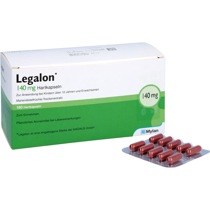 Legalon 140 kohlpharma Hartkapseln, 180 St HKP