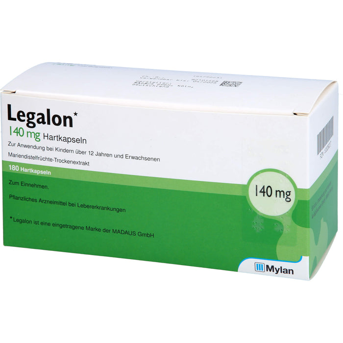 Legalon 140 kohlpharma Hartkapseln, 180 St HKP