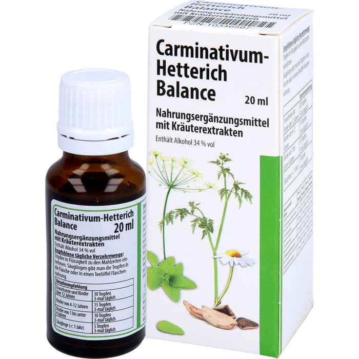 Carminativum-Hetterich Balance Tropfen, 20 ml Lösung