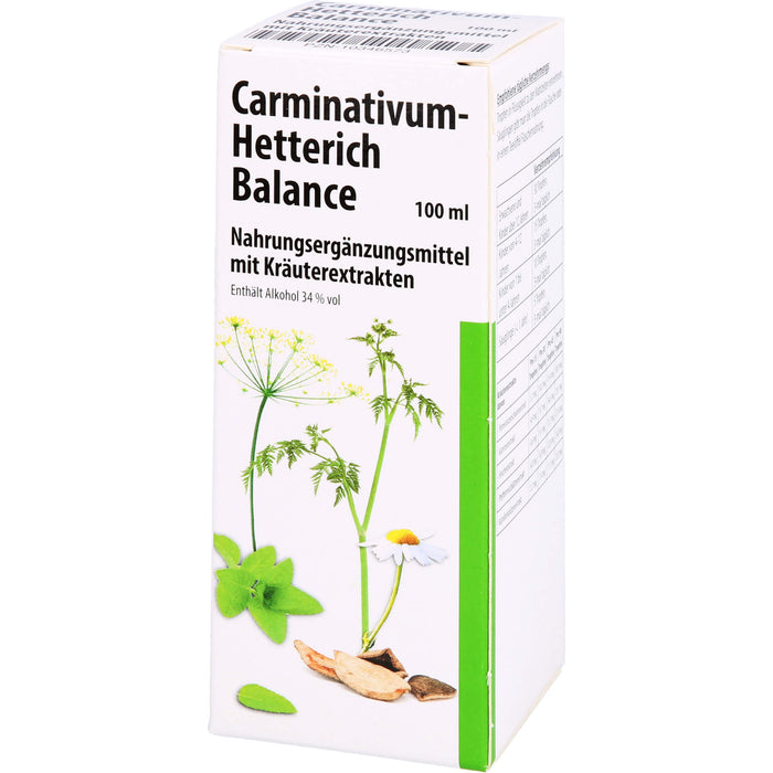 Carminativum-Hetterich Balance Tropfen, 100 ml Solution