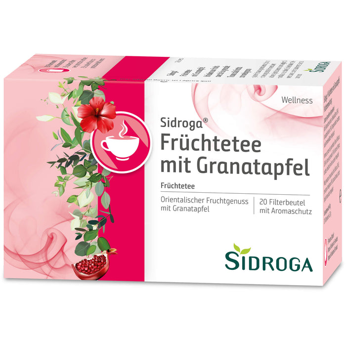 Sidroga Wellness Früchtetee mit Granatapfel, 20 pcs. Filter bag