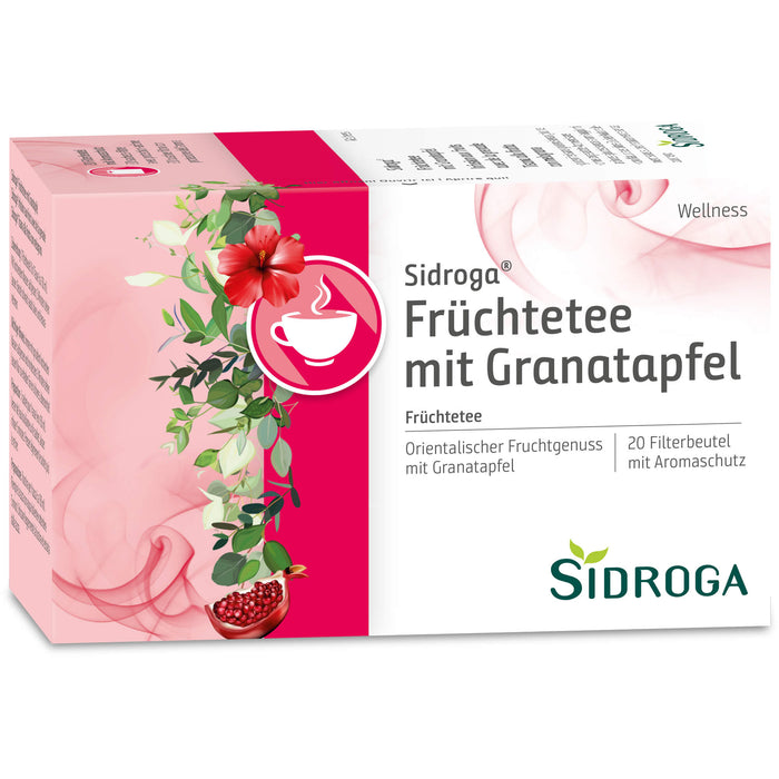 Sidroga Wellness Früchtetee mit Granatapfel, 20 pcs. Filter bag