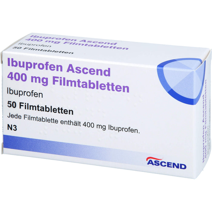 Ibuprofen Ascend 400mg Fta, 50 St FTA